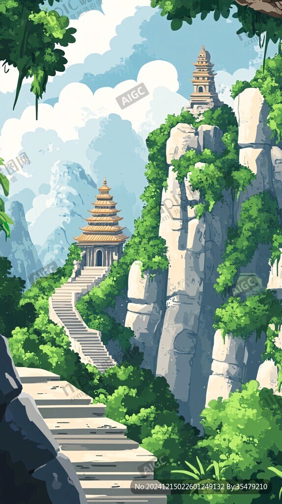 風景區插畫