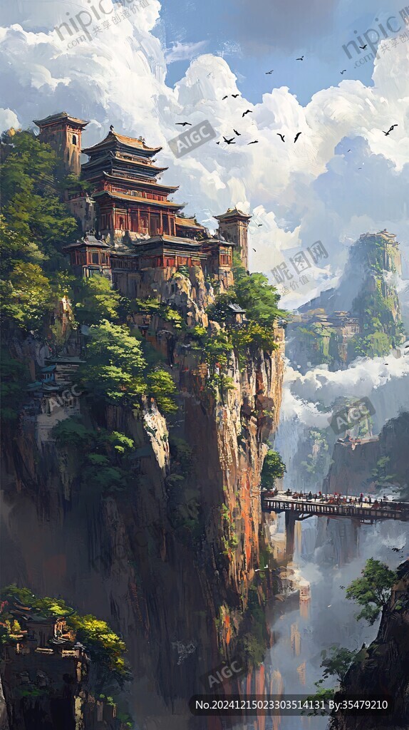 古風(fēng)仙境天上宮闕