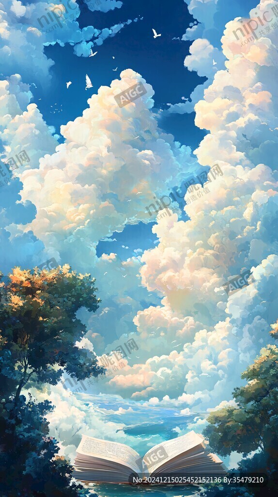 校園朗讀背景