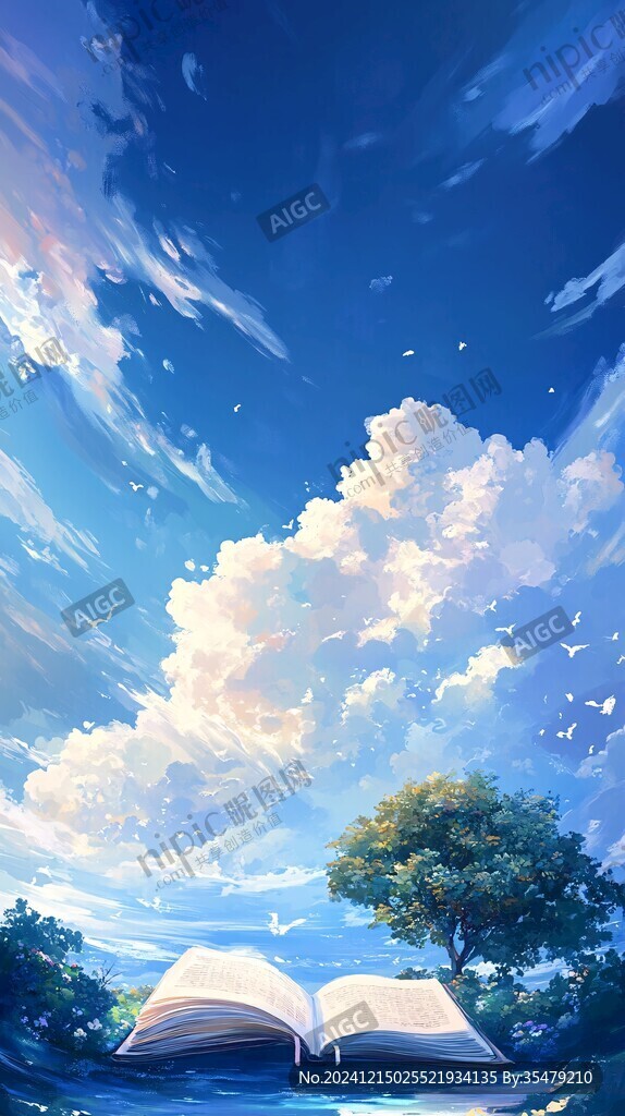 校園朗讀背景