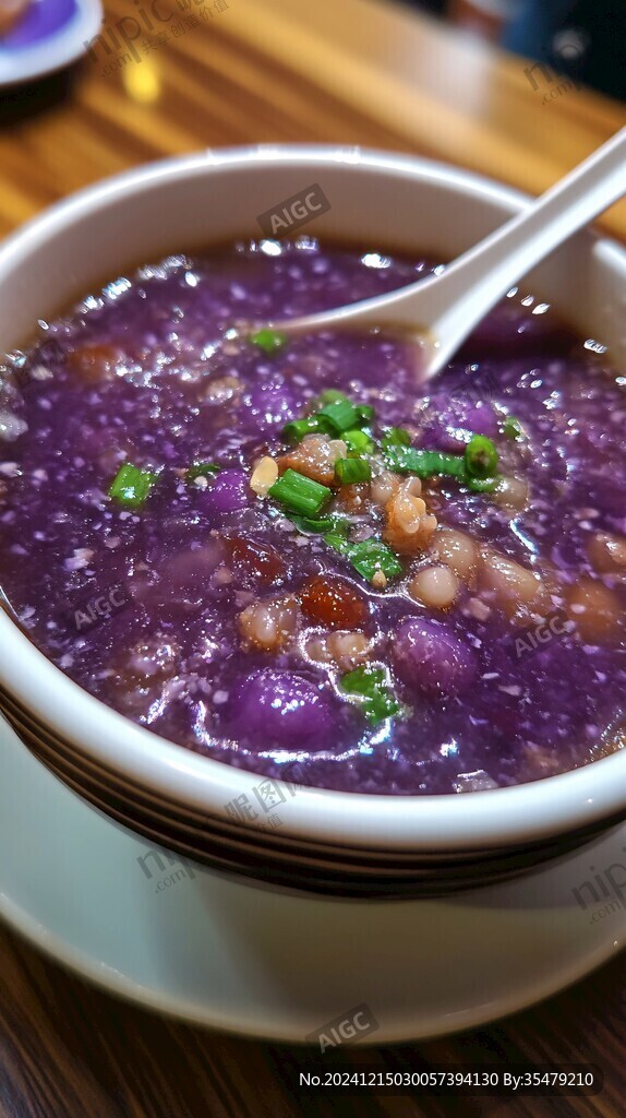 紫薯稀飯