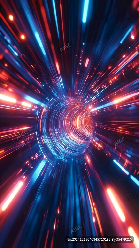燈光隧道特效