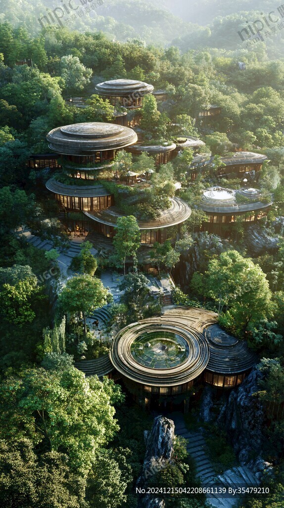 懸浮森林式建筑