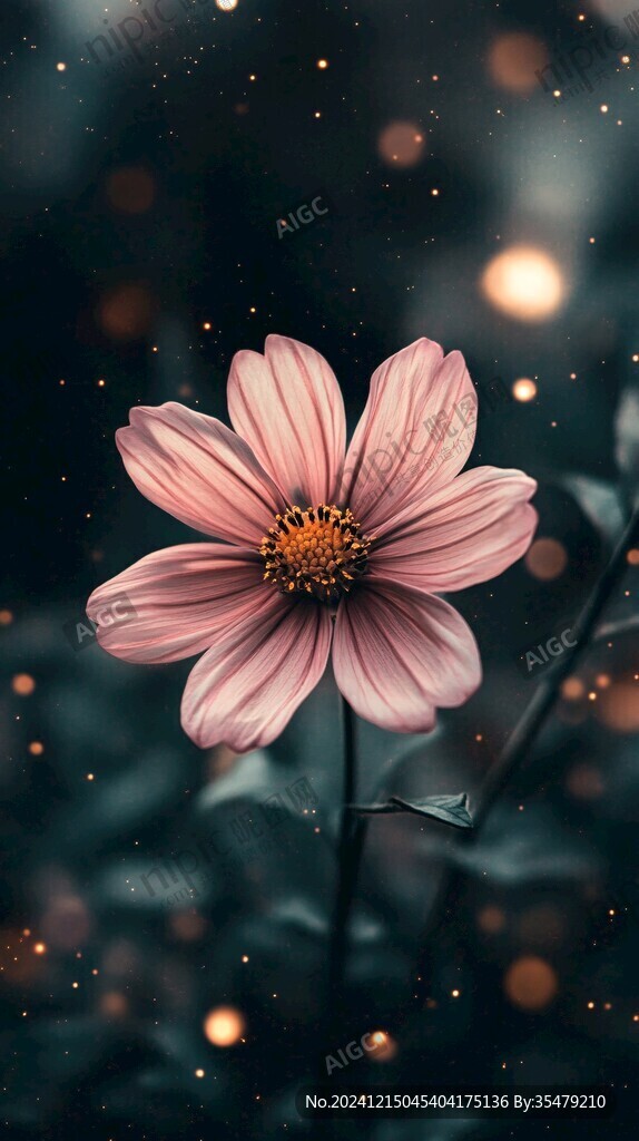 唯美夜景花卉
