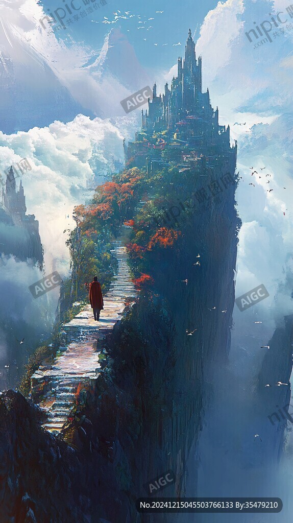 魔幻場景插畫