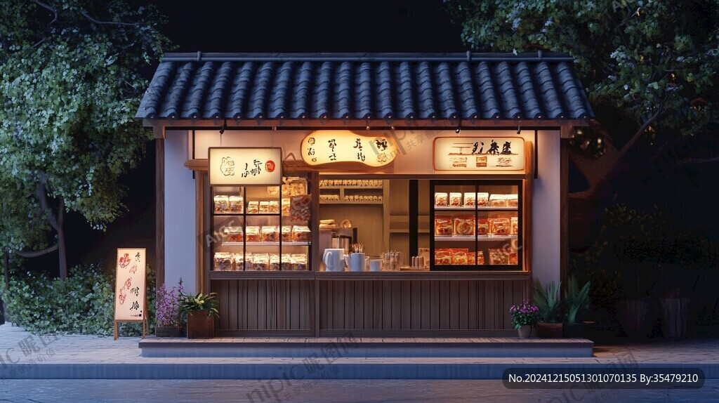 糕點店門頭設計