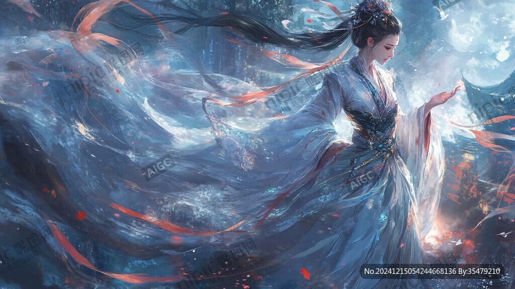唯美嫦娥神女