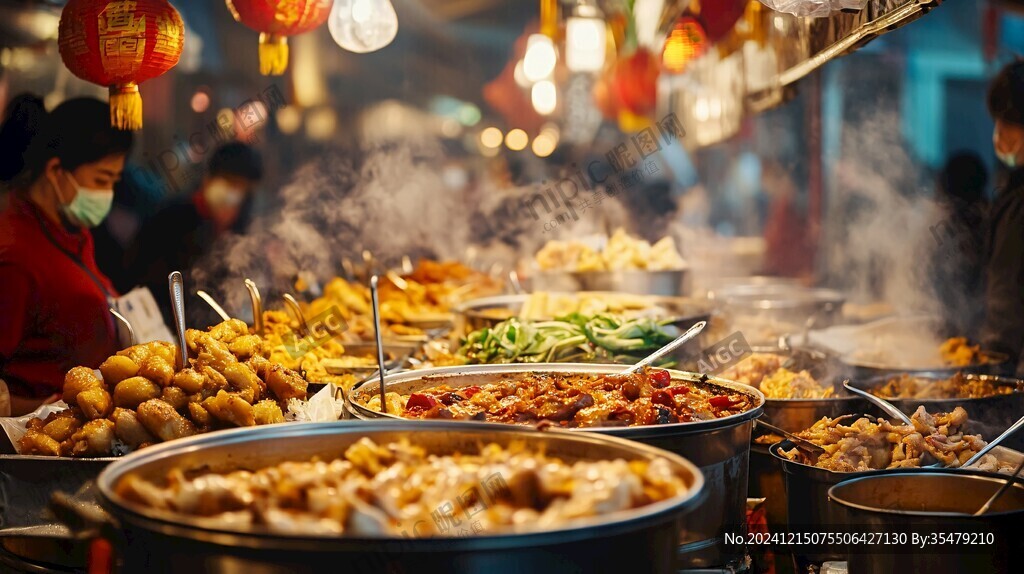 春節(jié)美食街
