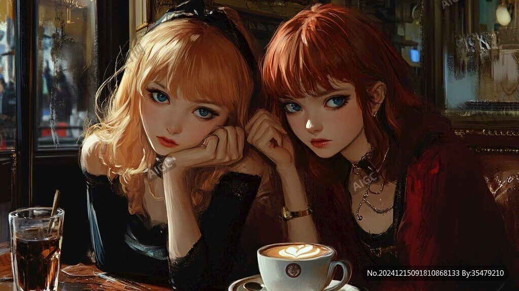 咖啡館女生