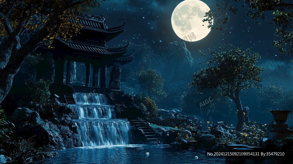 夢(mèng)幻中秋節(jié)場(chǎng)景