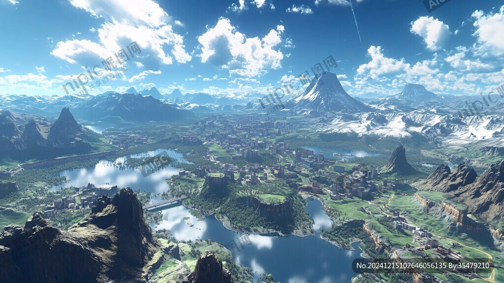 超大型山水全景