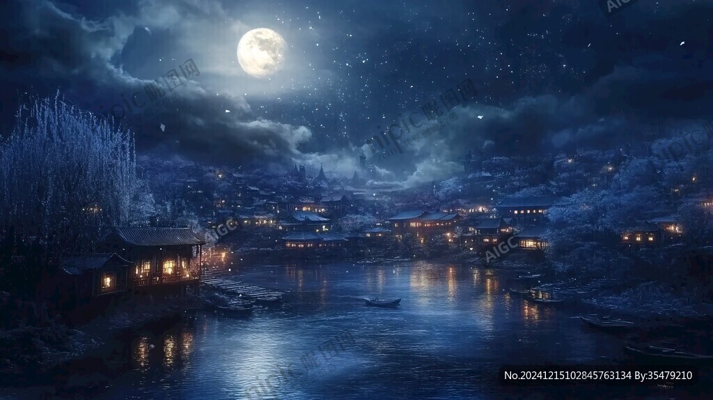 古風(fēng)夜景
