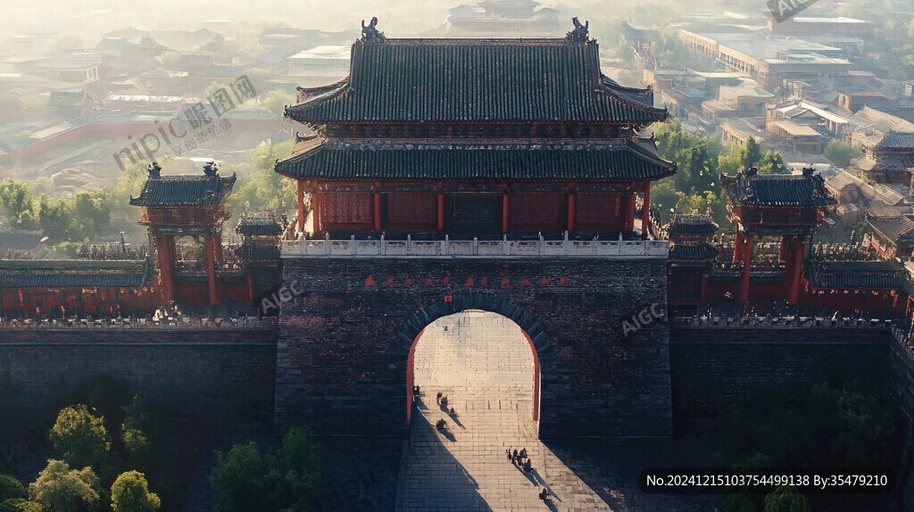 古代城門場(chǎng)景復(fù)原