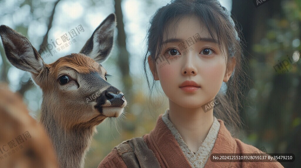 古裝鹿姑娘