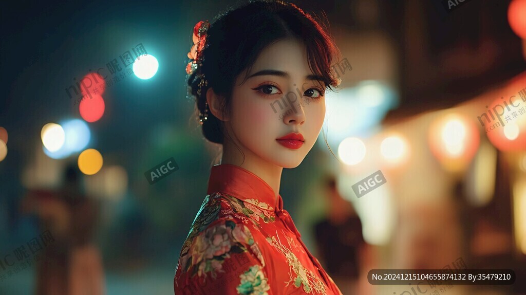 新中式美女