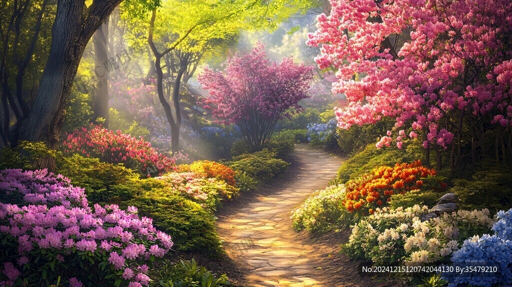花間蜿蜒小路