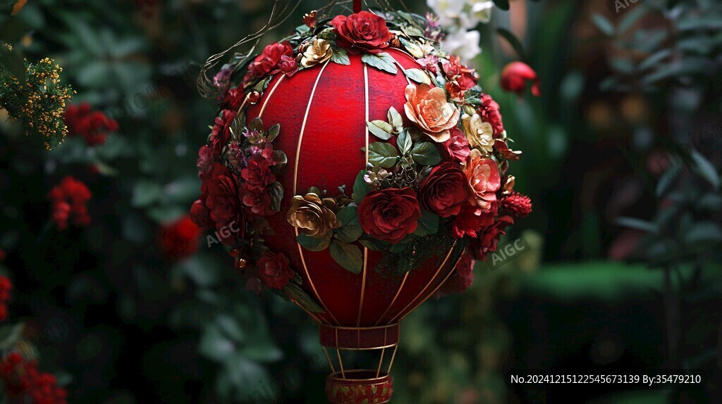 中式婚禮花球