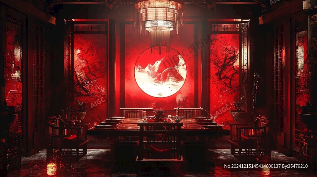喜堂場景