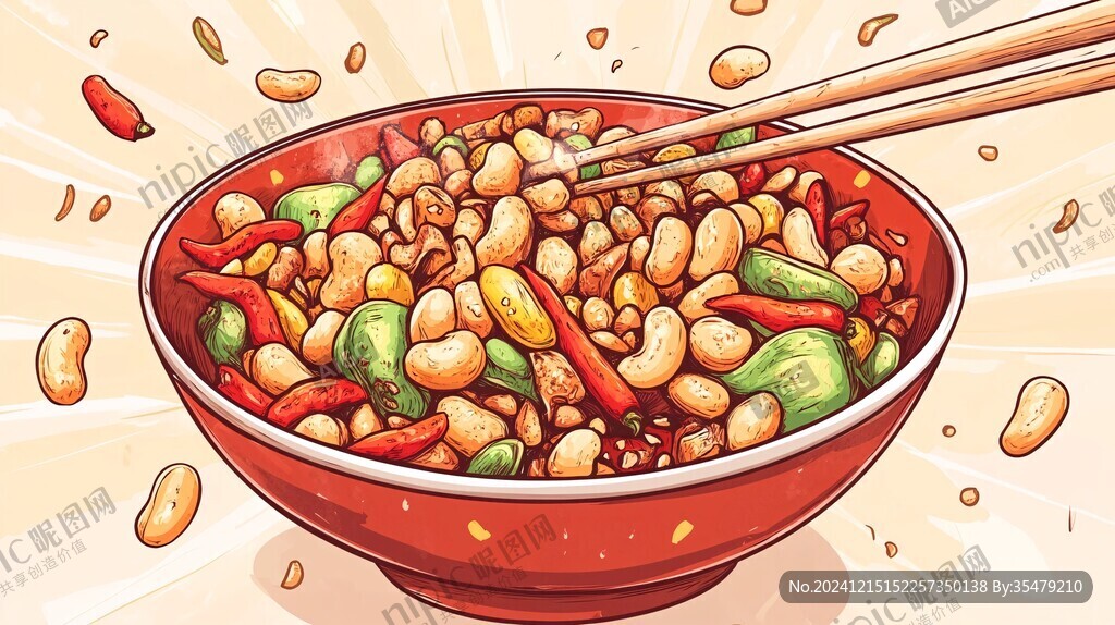 碗豆插畫(huà)