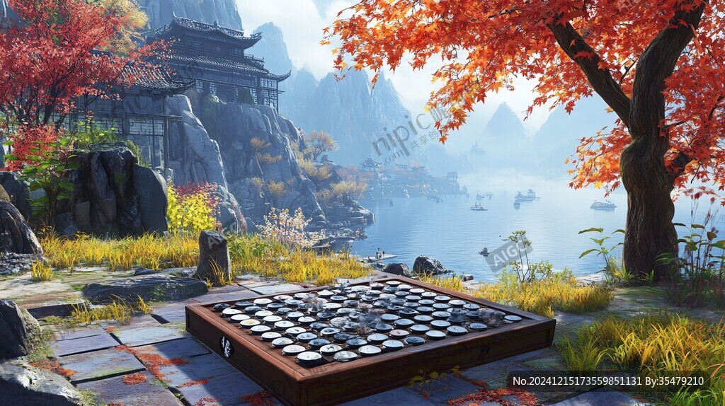 秋學對弈歌