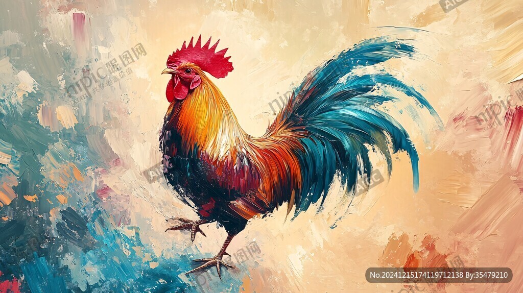 雄雞插畫