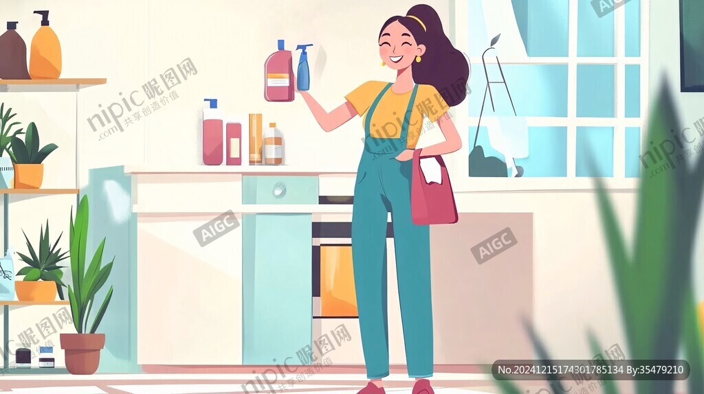 洗護插畫