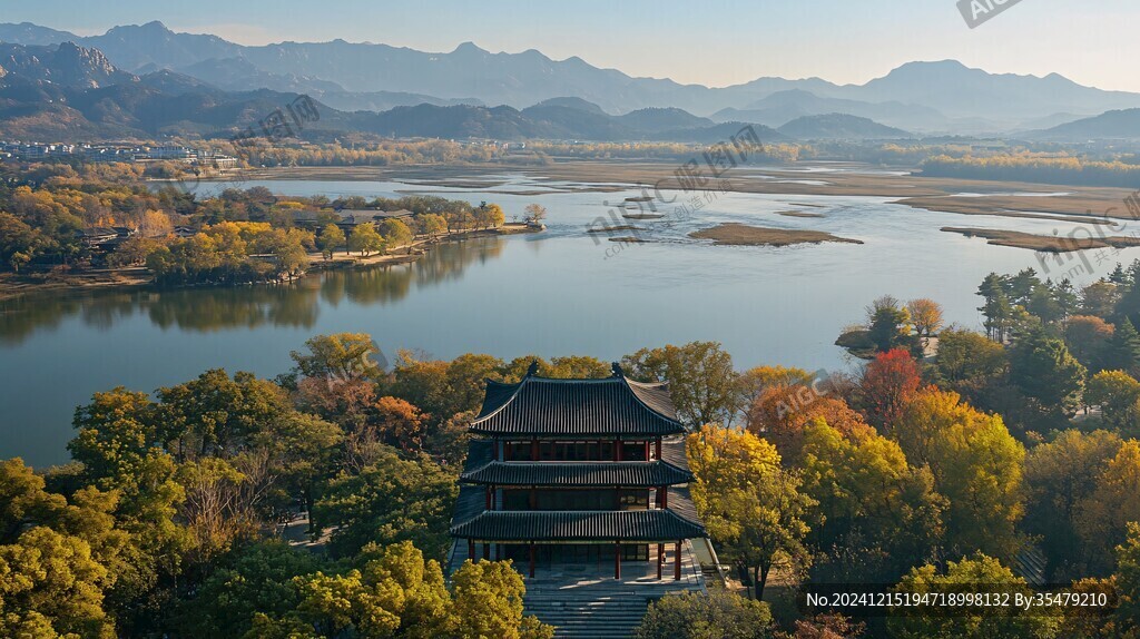 雁棲湖的秋色