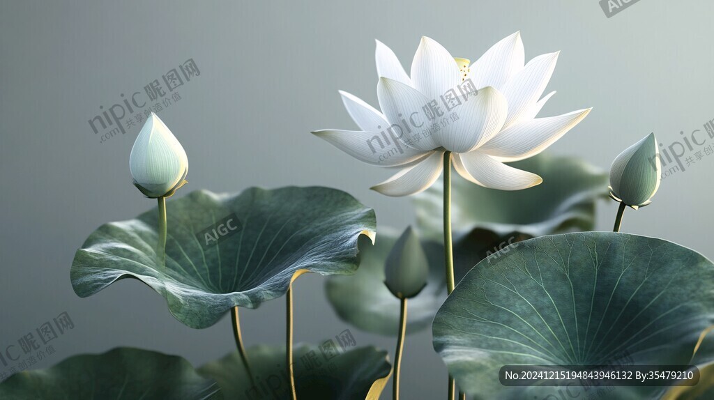 荷花高清電腦桌面壁紙