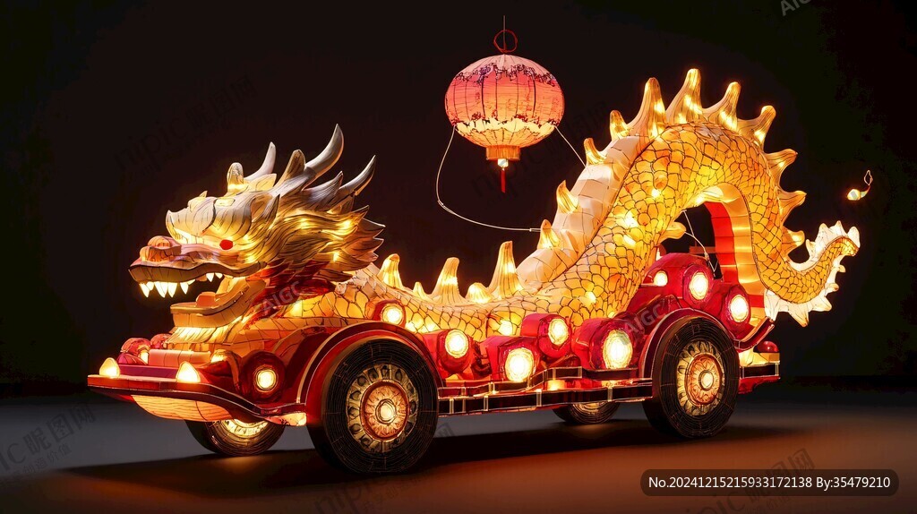 龍年花車