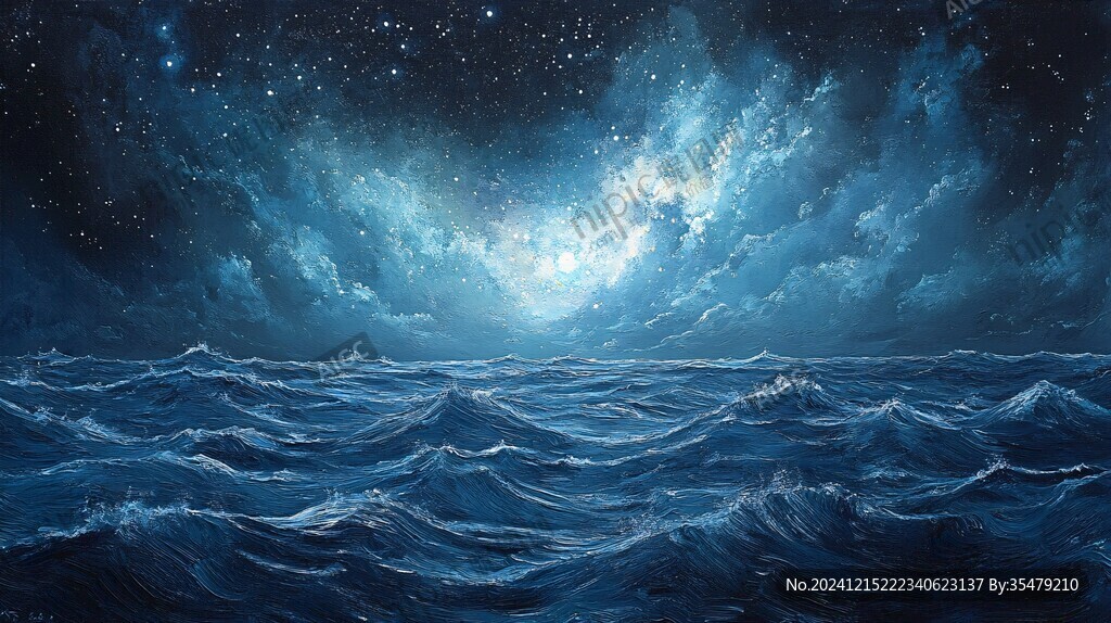 抽象寫意星辰大海