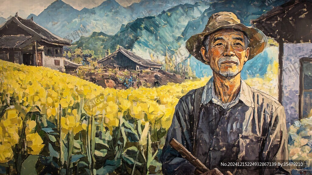 農(nóng)活壁畫