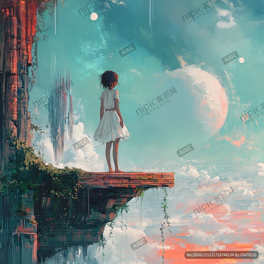 夢幻風景女孩