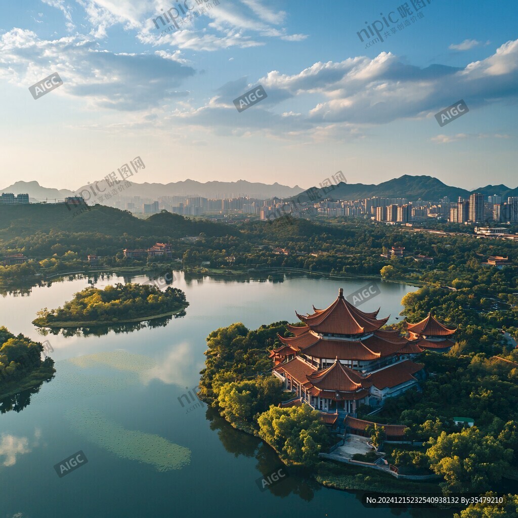 靈湖疊翠