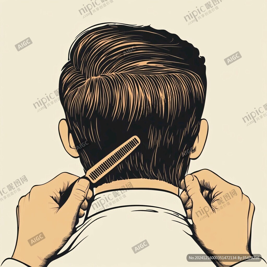 卡通理發形象設計