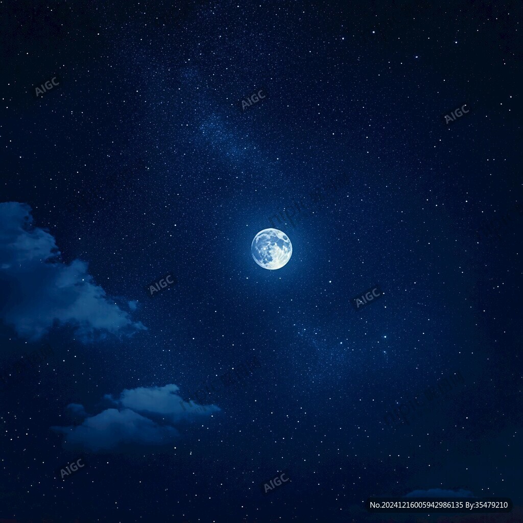 藍(lán)月夜夢(mèng)幻唯美奇幻