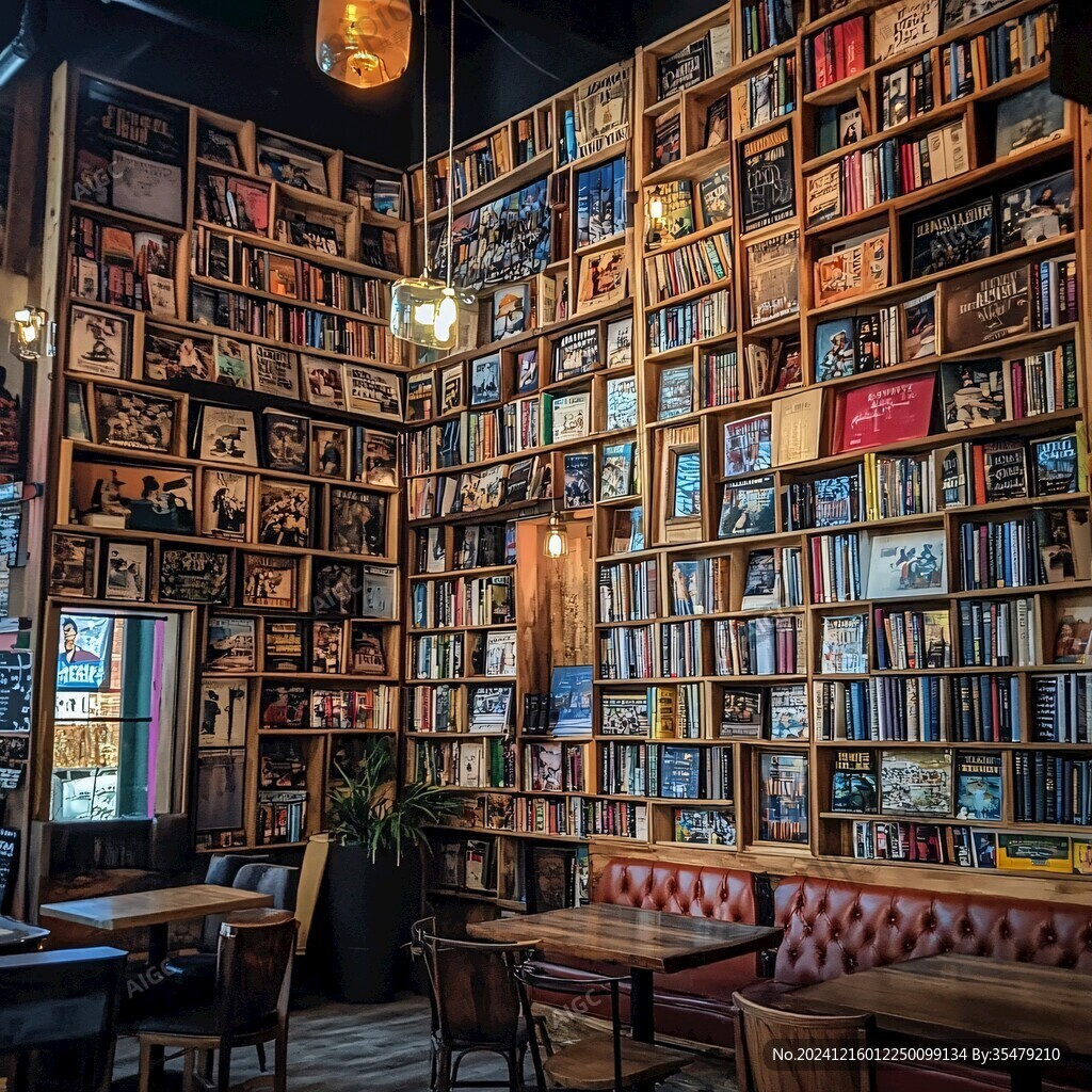咖啡書店內景