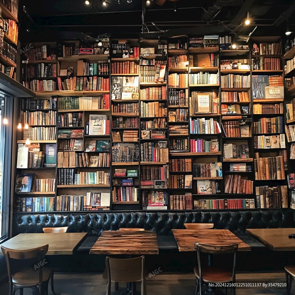 咖啡書店內景