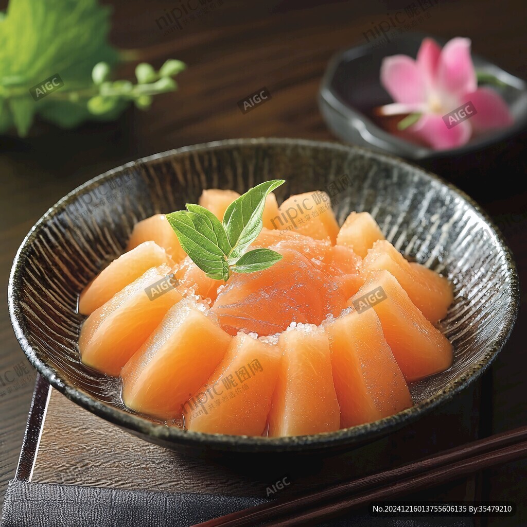 鮭魚卵刺身