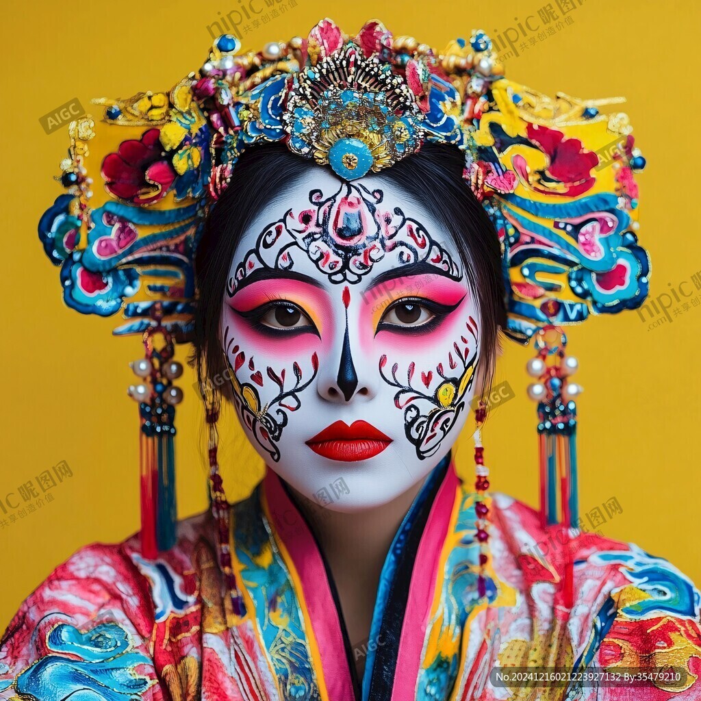 戲劇人物服飾妝容