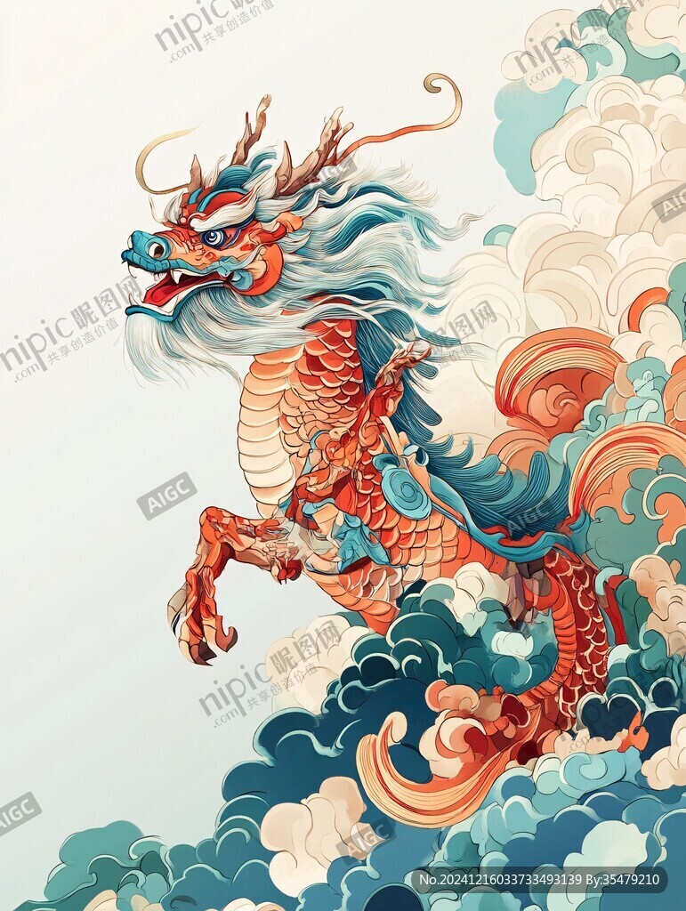 龍年文創(chuàng)插畫