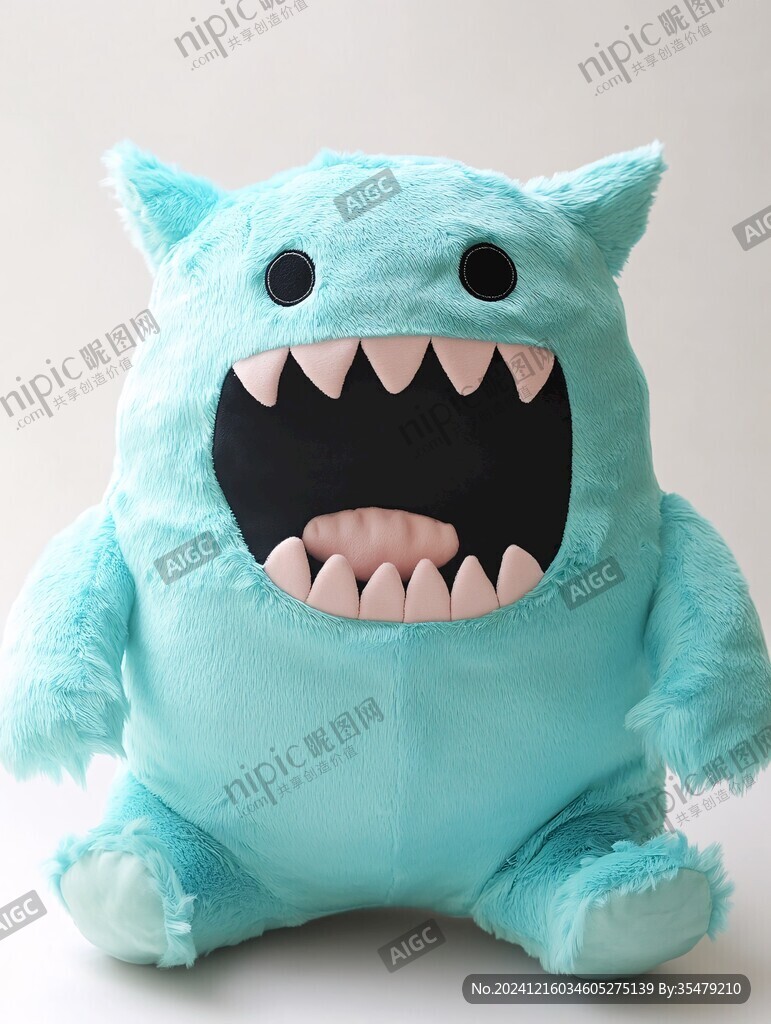 怪獸毛絨玩具
