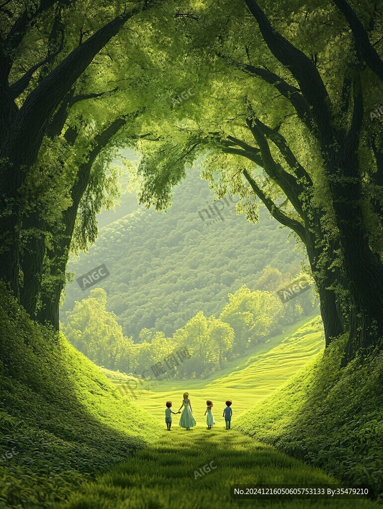 夢(mèng)幻森林效果圖