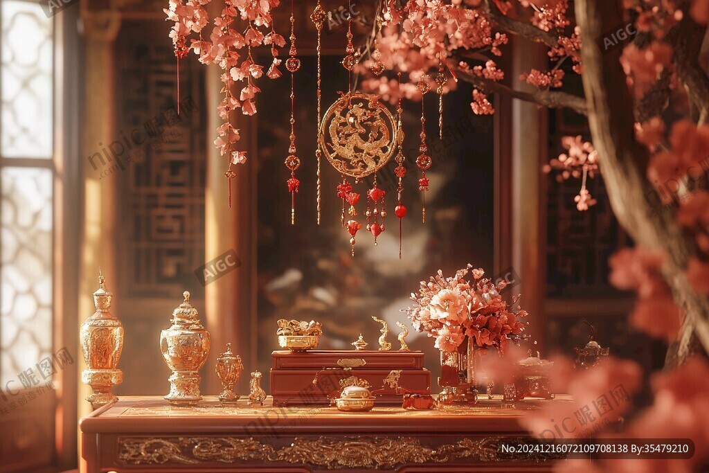 喜堂場景