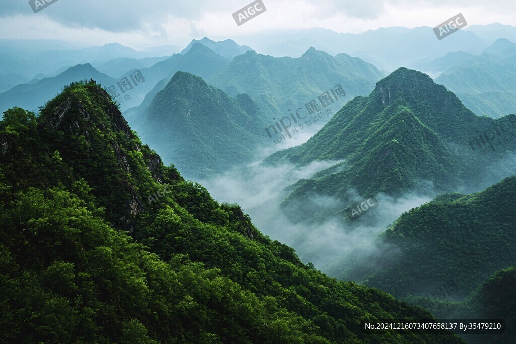 伏牛山風光