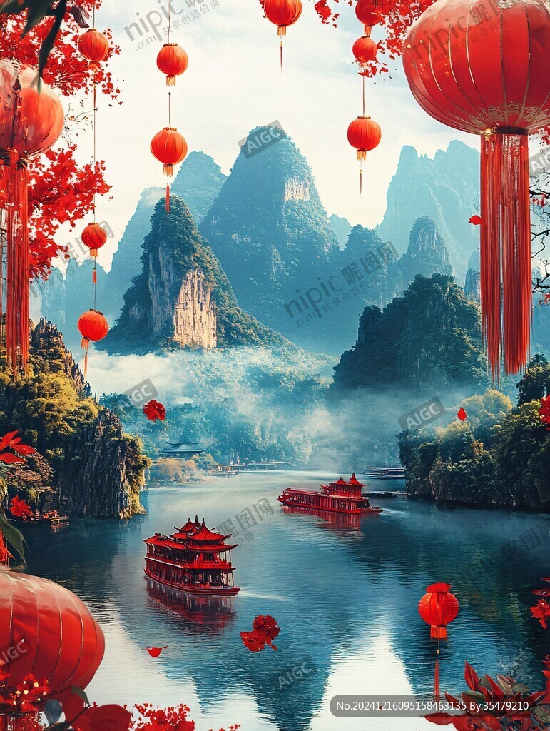 唯美漓江風(fēng)光