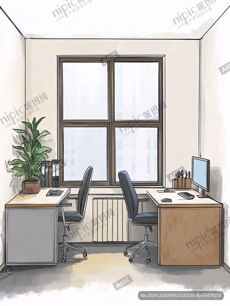 企業室內插圖