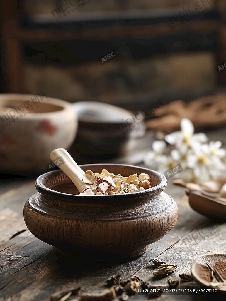 茉莉花紅糖素材
