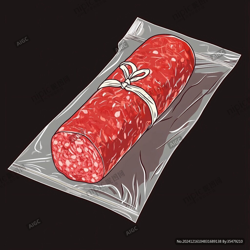 肉腸插畫