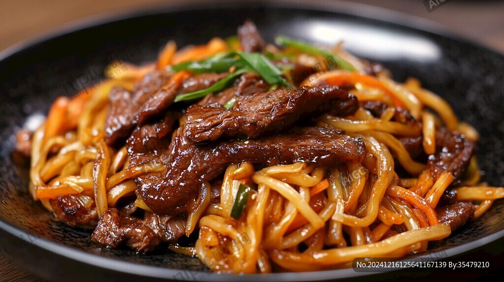 牛肉炒面黑椒牛柳