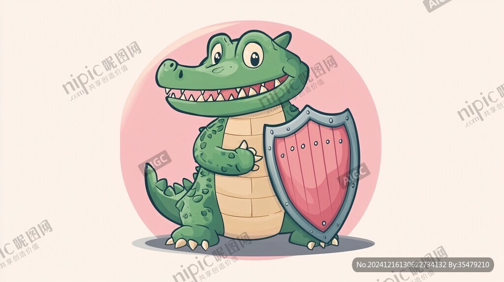卡通鱷魚形象設(shè)計(jì)